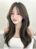 バレイヤージュ/ハイライト韓国レイヤー春カラーイメチェンp浦和