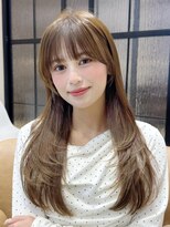 グランド(GRAND)&nbsp;セミロング30代40代ストレートレイヤー前髪なし前髪あり表参道