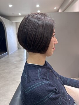 ミルシェ(MILSHE) シンプルなボブ/40代/50代/60代