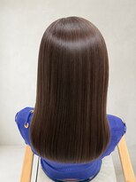 ウィールール 札幌店(WE RULE) 白髪ぼかし ロング 艶ブラウン 髪質改善