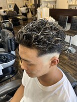 グラスヘア 流川店(Grass Hair)&nbsp;【別府メンズ美容室】【別府駅徒歩10分】極道パーマ＋メッシュ