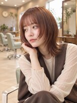 テクライズ 刈谷店(TECHRISE) レイヤーカット/垢抜けウルフ/顔まわりレイヤー