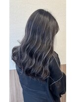 エスドットブルーム 梅田店(S.BROOM) 大人の暗髪グレージュ×ハイライト