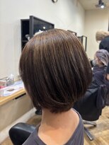 アルター(aL ter)&nbsp;黒髪メルティカラー ウルフミディシースルーバング 鎌取