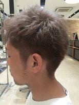 ウィル 都島店(WiLL) プラチナアッシュシルバー×2ブロックショート