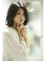 グランドライン(GRAND LINE)&nbsp;《GRANDLINE  代表YUTAKA》切りっぱなし外ハネ小顔ミニマムボブ