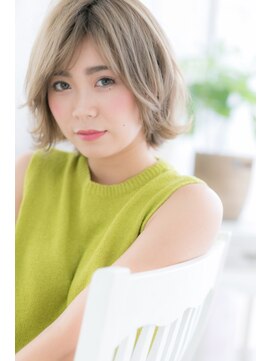 ヘアアンドビューティー ミック(Hair & Beauty miq) ラフ&セクシー★外ハネ無造作ミディ
