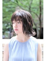 コマ(coma)&nbsp;【coma中野】ウェット外はねボブシースルーバング