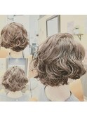 夏らしい大きめカールパーマスタイル☆