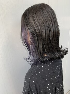 ヘアスタジオニコ(hair studio nico...) インナーパープル