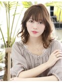 愛されミディマロンベージュ◎20代30代40代50代