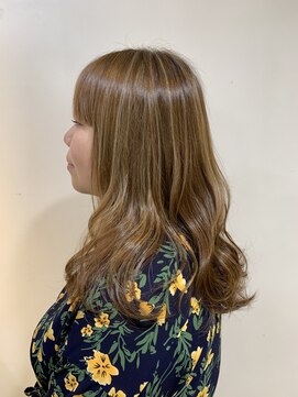 アズール 草加(azule) ハイライトでつくるミルクティーベージュ