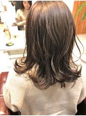 外ハネミディアムボブ【表参道】山本