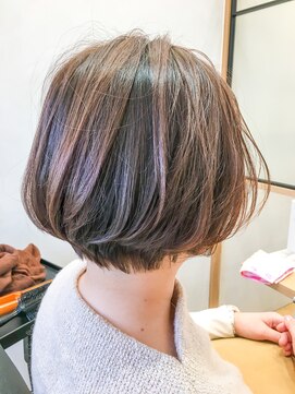 ポート 蕨(PORT) 【篠原】大人可愛い小顔ショートボブにシークレットハイライト
