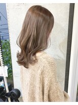 リコバイアフロート(riko by afloat)&nbsp;大人ガーリーくびれヘア×ペールベージュカラー【riko立野】