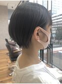 丸みショート/くびれショート/ショートスタイル/ナチュラルヘア