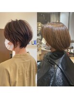 バンプ ギンザ(BUMP GINZA)&nbsp;30代40代×ハイライト×絶壁解消ショート【安野】