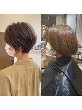 バンプ ギンザ(BUMP GINZA) 30代40代×ハイライト×絶壁解消ショート【安野】