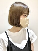 フォーク FOLK&nbsp;【FOLK】透明感クールベージュ☆似合わせ切りっぱなしボブ♪