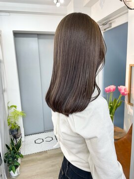 イコ 表参道原宿(ico) ブリーチなし　くすみベージュ