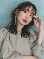 メゾンドイギー(MAISON de IGGY)&nbsp;グレージュカラー/デザインカラー/グレーベージュレイヤーロング