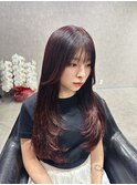 韓国　レイヤーカット　美髪