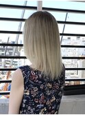 ミルクティーベージュダブルカラーインナーカラーケアブリーチ