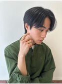 メンズ韓国ヘアー　センターパート/10代20代30代