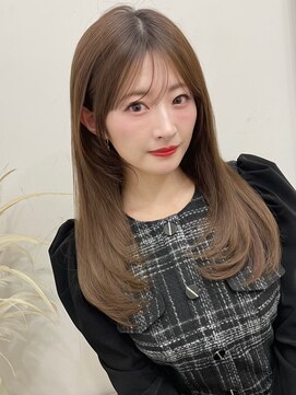 ポーチバイハニー オモテサンドウ(PORCH by HONEY omotesando) ワンカールフェミニンレイヤー×ヘーゼルグレージュ