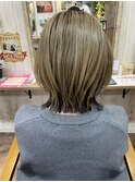 2トーン×レイヤーボブ