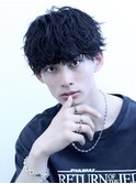 マッシュパーマソフトツイストマッシュウルフショートレイヤー