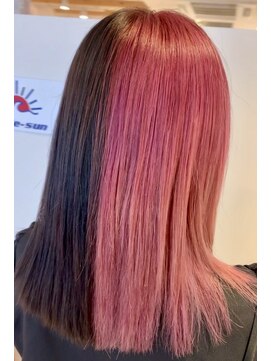 アズールサン 草加西口店(azule-sun) ツートンカラー,ピンクカラー,デザインカラー【草加】