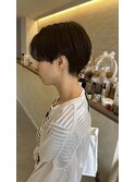 ハンサムショート／オリーブブラウン
