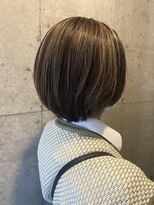 ヘアーデザイン キズナ(HAIR DESIGN Kizuna)&nbsp;ショートボブ×ハイライト