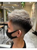ホワイトフェードカット＠20台30代40代50代60代