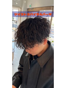 サロン(SALON) １０代～５０代　【メンズ】　ツイストスパイラルパーマ