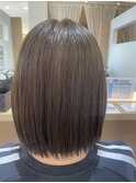 施術1ヶ月後の酸性ストレート