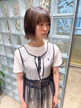 ノル 栄矢場町(nol) 裾カラー×ミルクティーベージュ