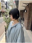ミニボブ デザインカット 顔周りカット