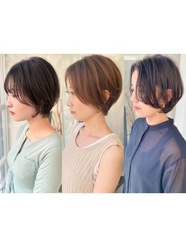再現性の高いカット技術でブローのみでまとまるスタイルに♪伸びてきても扱いやすくお手入れがラク◎