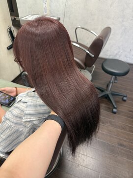 ブランシェ 小牧店(BRANCHE) ダブルカラー/透明感☆ピンクブラウンカラー〔西尾〕