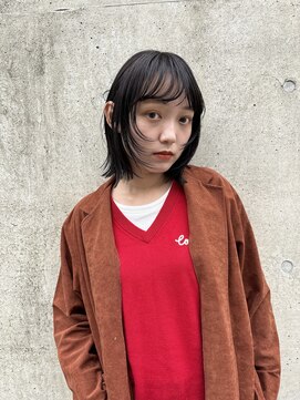 メゾンアクア 表参道(Maison ACQUA) ◎ミニボブ縮毛矯正髪質改善ストレート顔まわりレイヤーカット