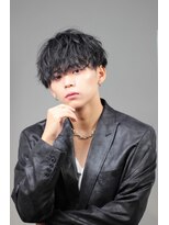 ブラック サッポロ(BLUCK SAPXOXO)&nbsp;大通駅/学割U24/メンズサロン/フェザーパーマ/シャドウパーマ