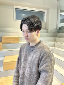 カケル(×.) ストレート×センターパート