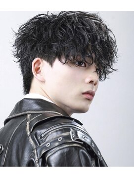 アストラ(ASTRA) MEN’S HAIR/波巻きツイストスパイラル/リバースセンターパート