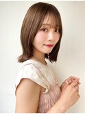 くびれミディアム/外ハネ/シースルーバング/大人ガーリーp北浦和