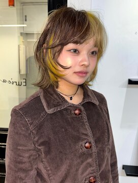 ユーリカ(Eurica) デザインカラー / 心斎橋美容室 / 堀江美容室 / ボブレイヤー