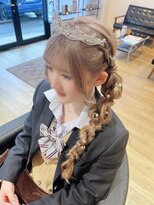 アンジュールリバティー(UN JOUR LIBERTY)&nbsp;卒業式ヘア