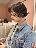 ショートボブ/パーマ/Aujuaトリートメント