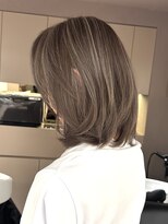 メゾンマイル 恵比寿(maison mile)&nbsp;大人綺麗なハイライトカラー/顔まわりカット/白髪ぼかし/恵比寿